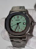 Seiko MOD automata karóra, acél, menta számlap, 41 mm, NH34 | Mint