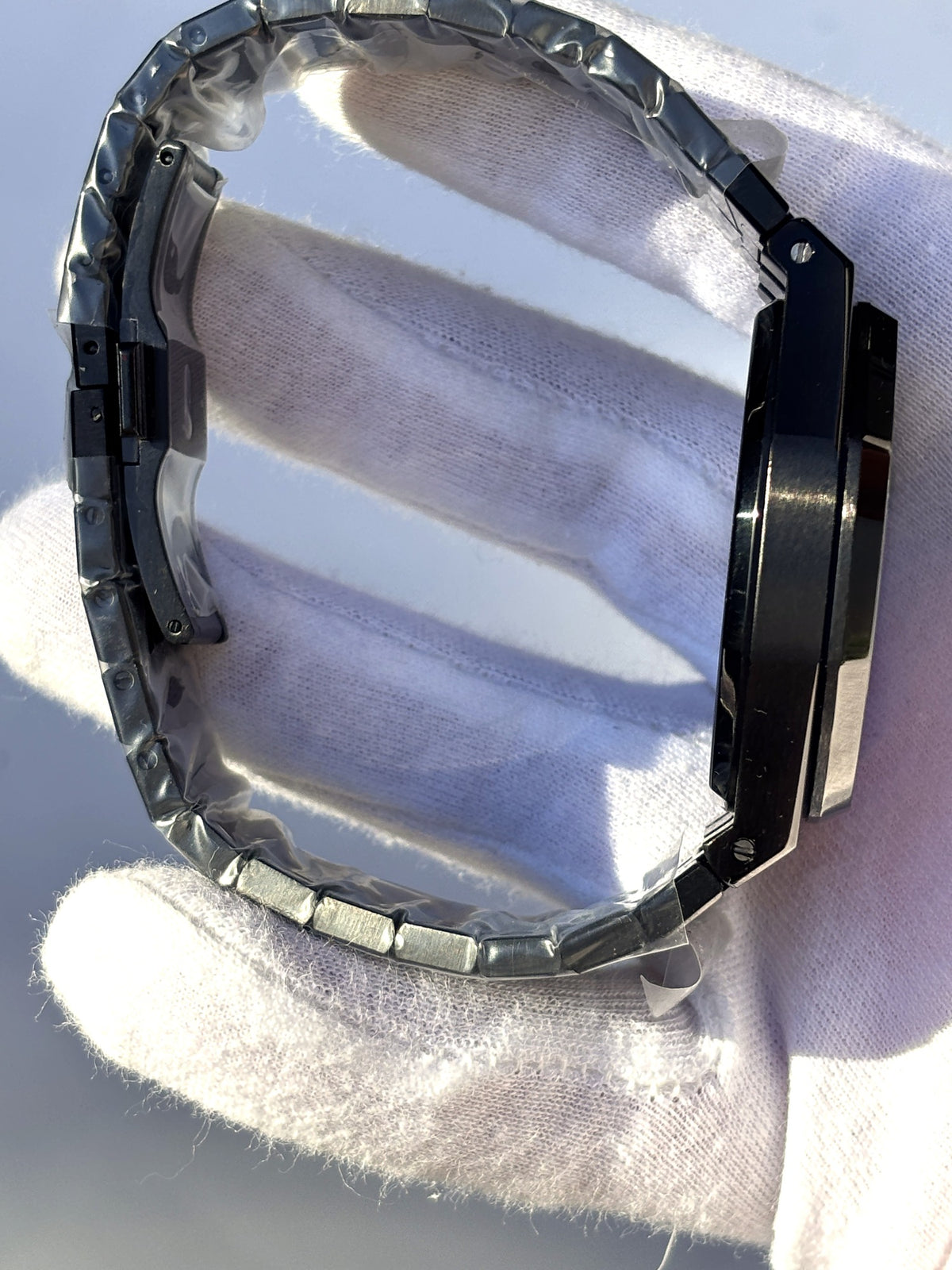 Seiko MOD kronográf karóra, fekete PVD, fekete számlap, 41 mm, VK63 | Blackout