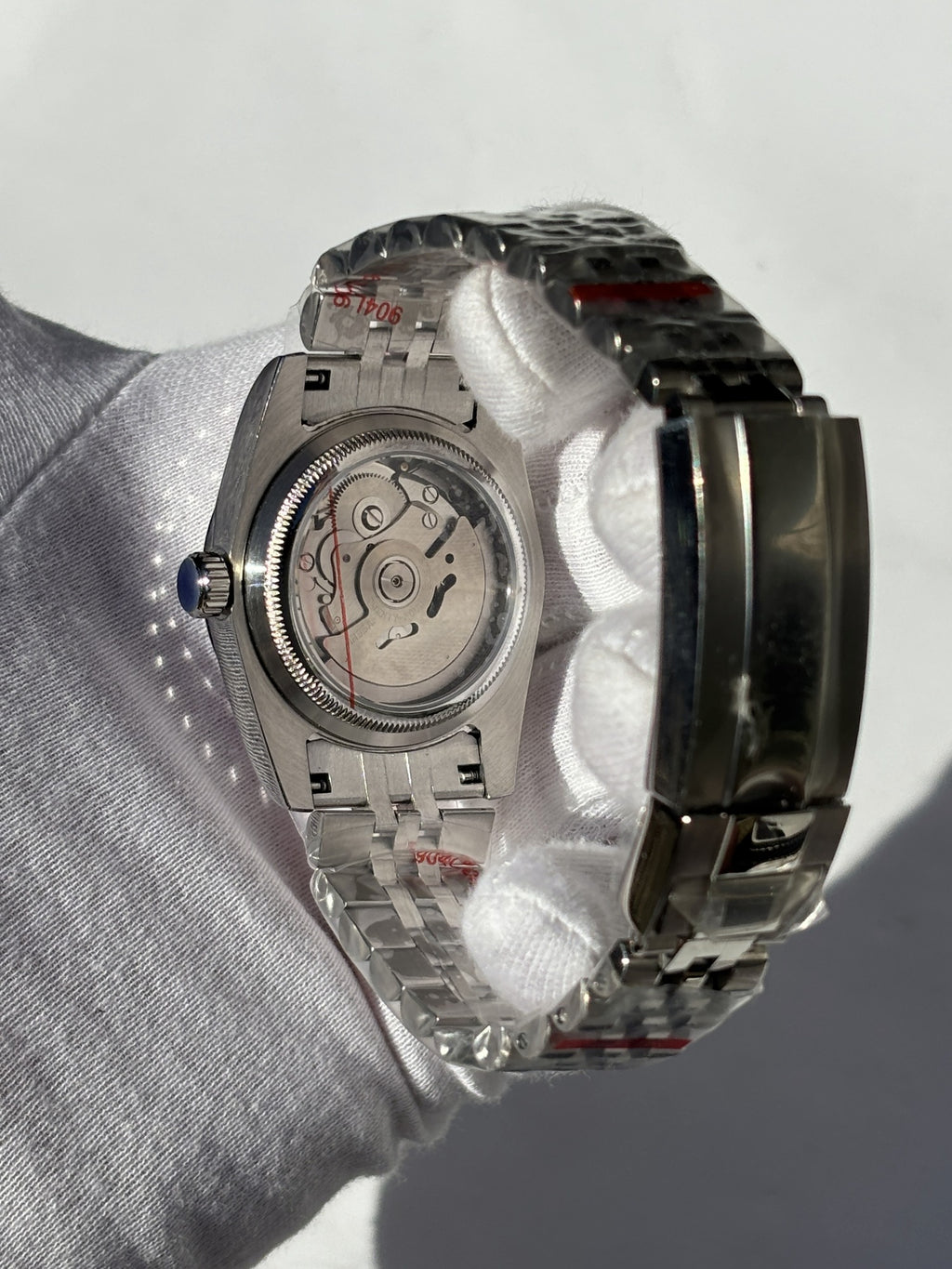 Seiko MOD automata karóra, acél, élénk kék számlap, arab írású számok, 39 mm, NH34 | Azure
