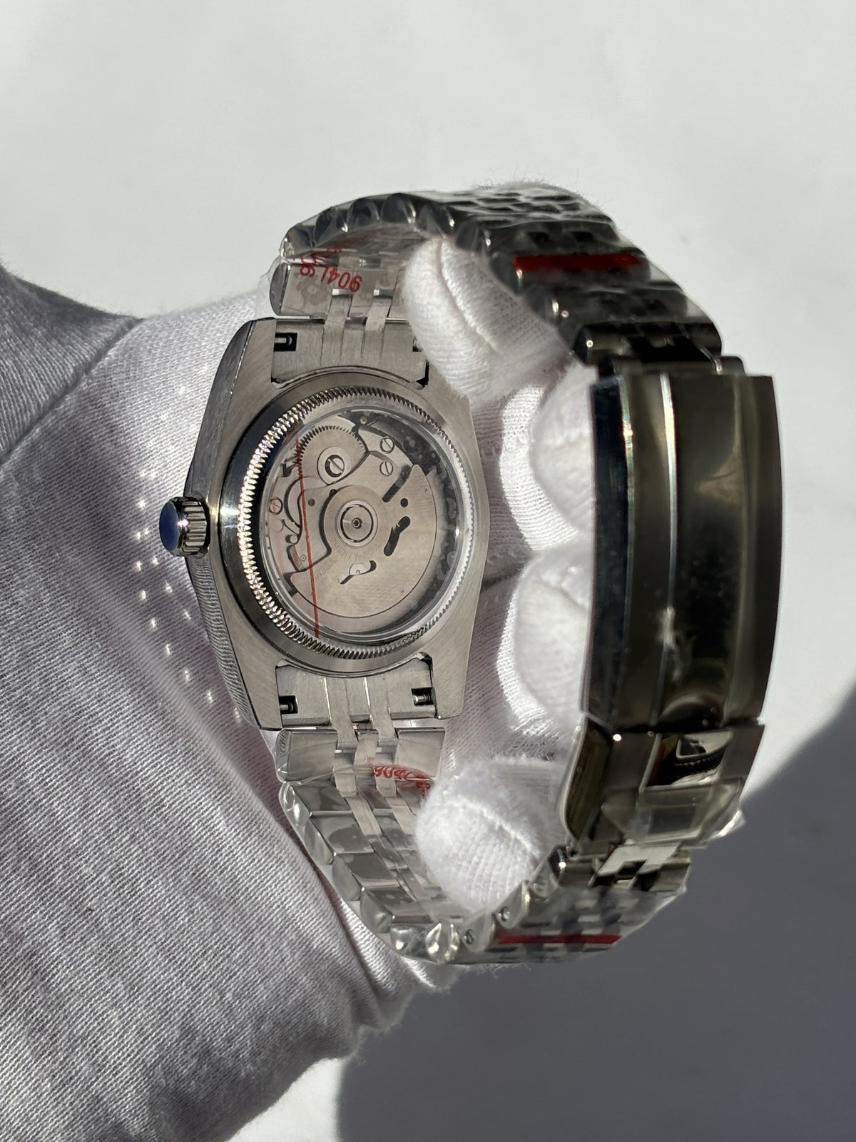 Seiko MOD automata karóra, acél, élénk kék számlap, arab írású számok, 39 mm, NH34 | Azure