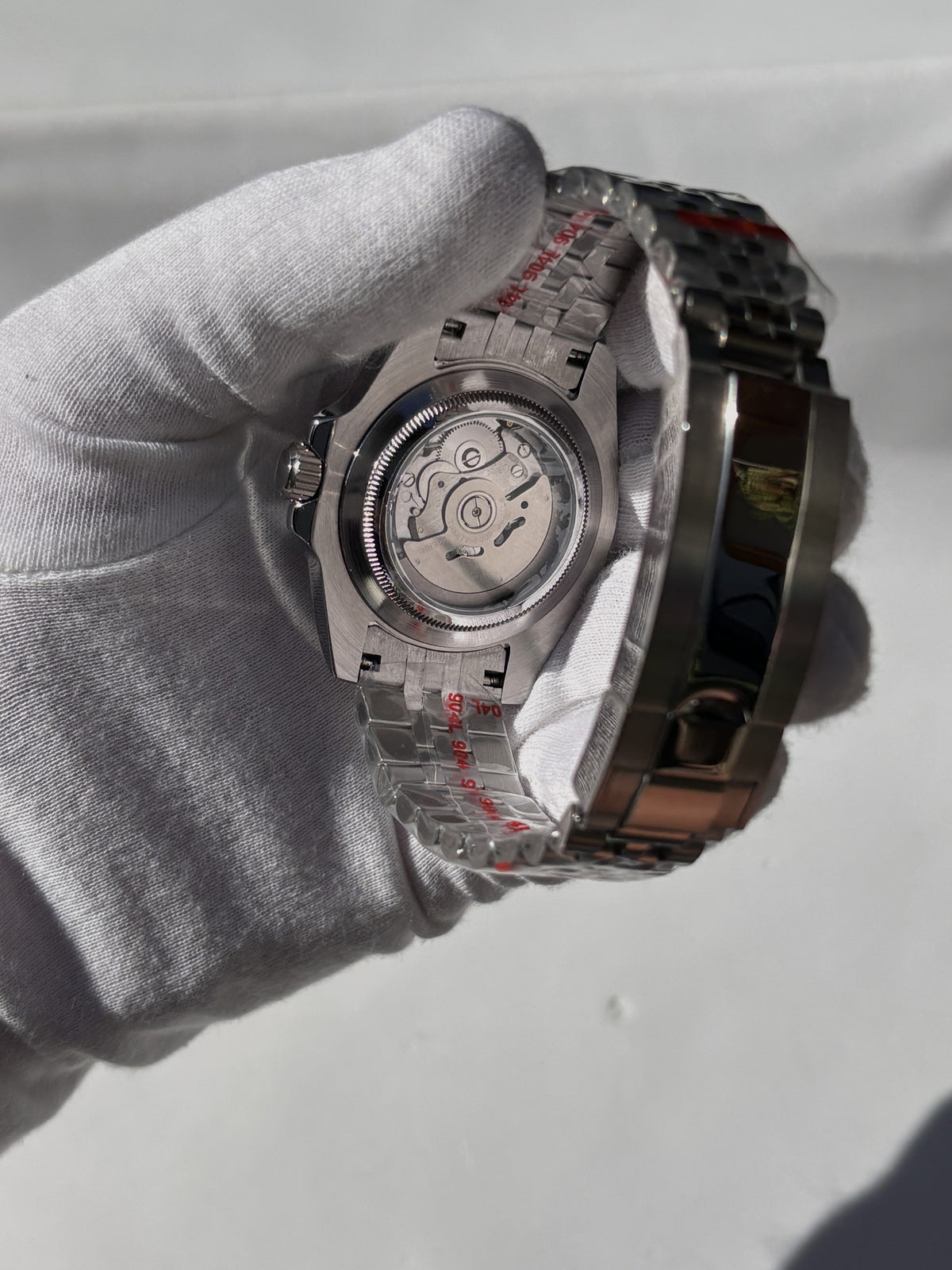 Seiko MOD GMT automata karóra, acél, kék számlap, kék lünetta, 40 mm, NH34 | Blueberry