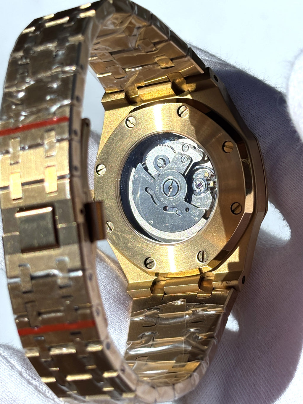 Seiko MOD automata karóra, arany, fekete számlap, 41 mm, NH34 | Sunrise