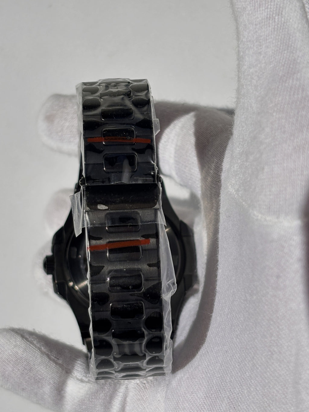 Seiko MOD automata karóra, fekete PVD, fekete számlap, 41 mm, NH34 | Carbon