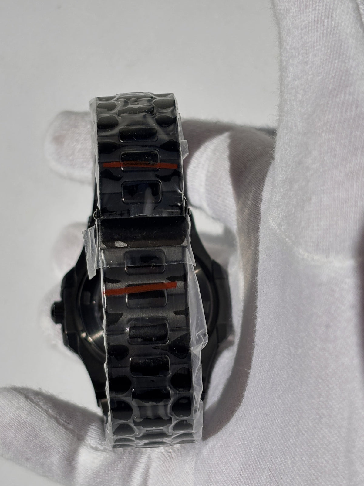 Seiko MOD automata karóra, fekete PVD, fekete számlap, 41 mm, NH34 | Carbon