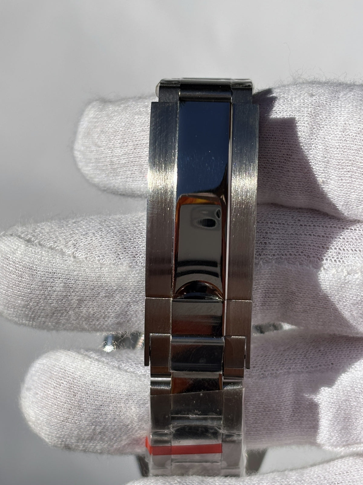 Seiko MOD automata karóra, acél, fehér számlap, alszámlapok, fekete lünetta, 40 mm, NH34 | Glacier