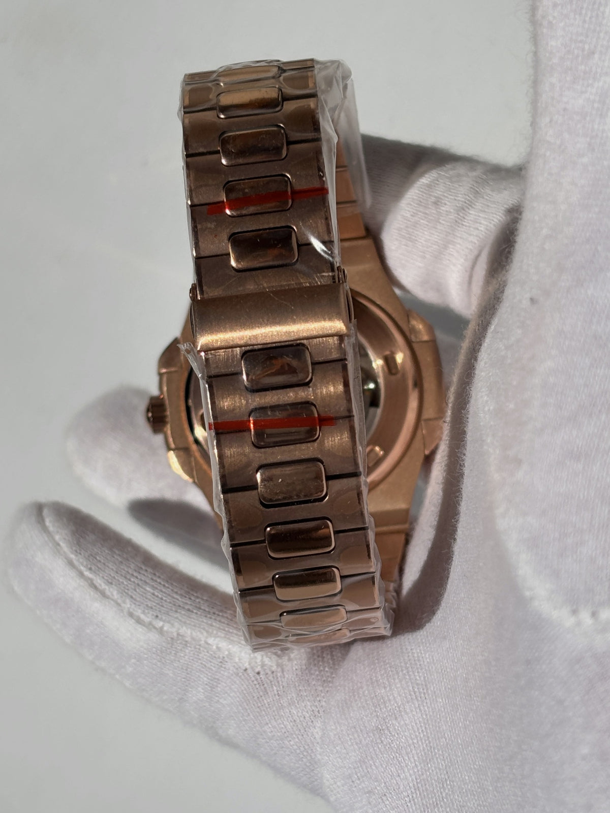 Seiko MOD automata karóra, rose gold, barna számlap, 41 mm, NH34 | Cocoa
