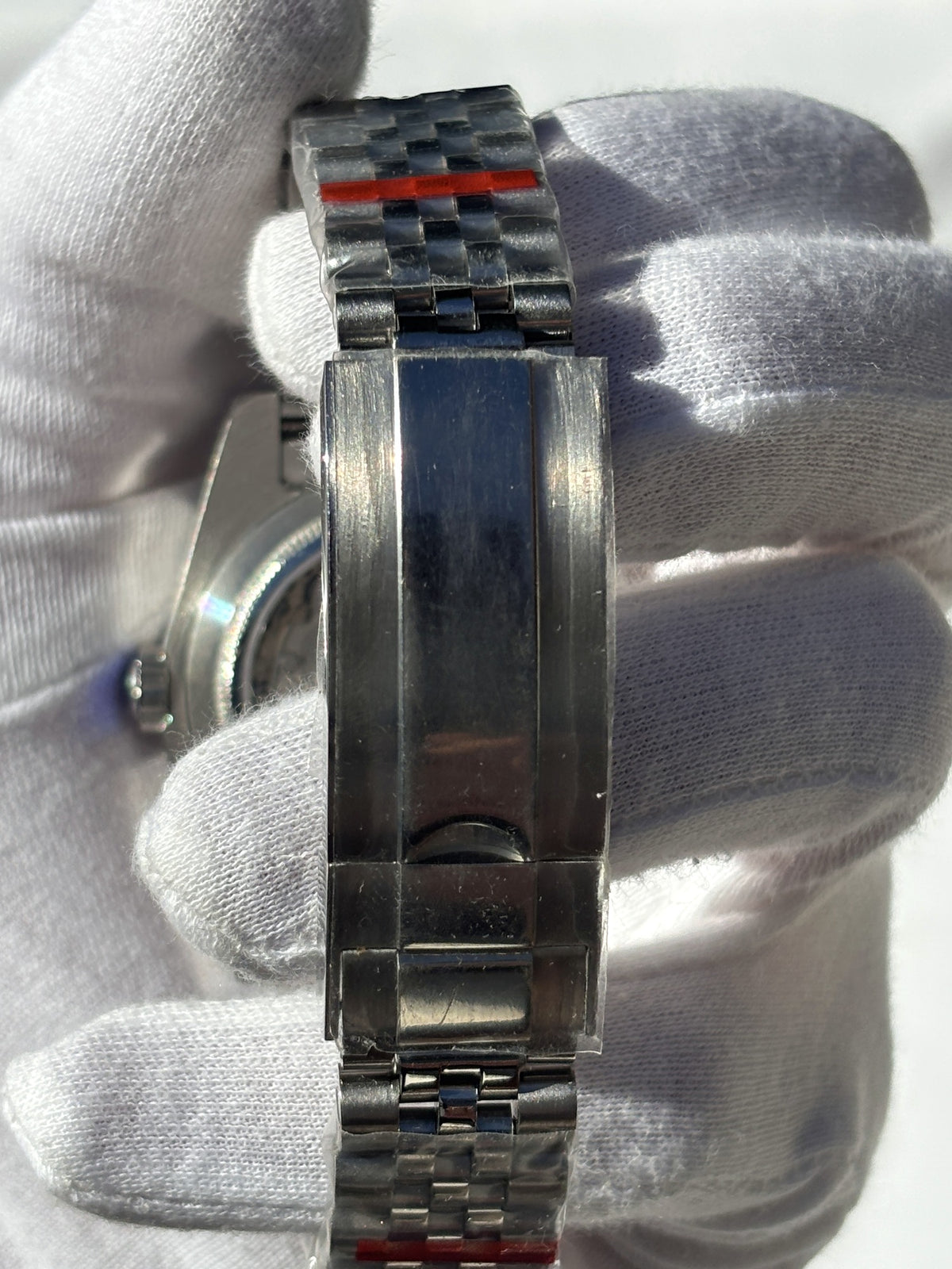 Seiko MOD automata karóra, acél, fekete számlap, római számok, 39 mm, NH34 | Roman Noir