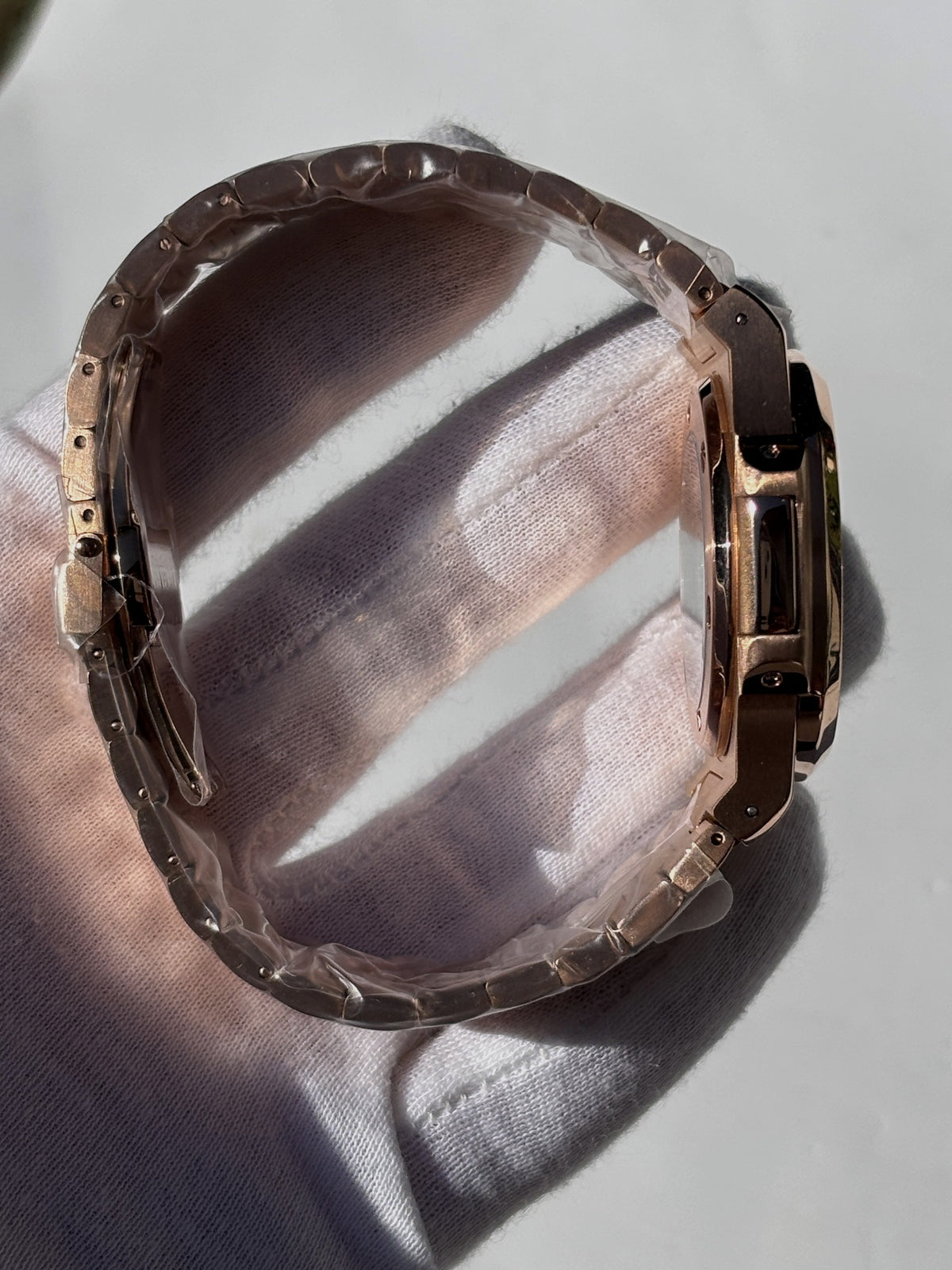 Seiko MOD automata karóra, rose gold, fekete számlap, 41 mm, NH34 | Rose Noir