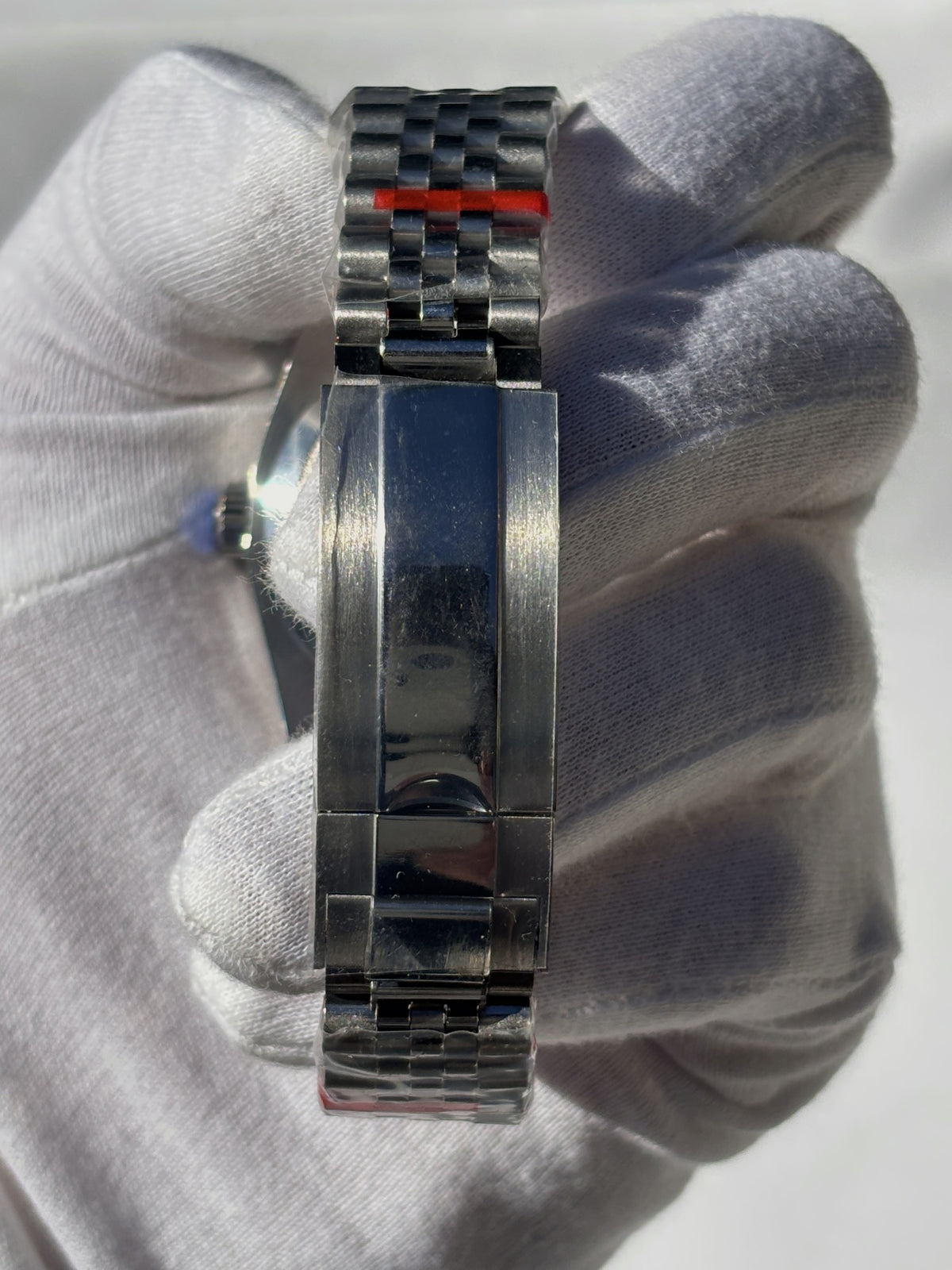 Seiko MOD automata karóra, acél, sötét számlap, gyűrűs számlap, 39 mm, NH34 | Eclipse